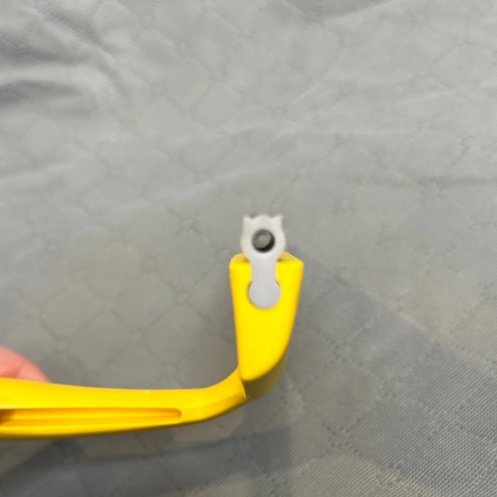 Yellow Squeegee Pet Hair Removal Quick Easy Sweeping Hand Held Squeegee